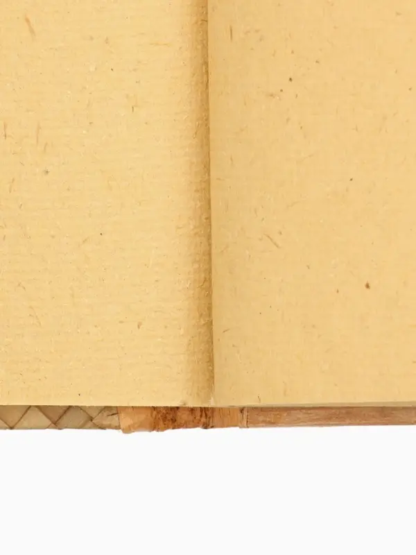 Записная книжка плетёная, 48 листов, 17&times;22&times;2 см, бежевая