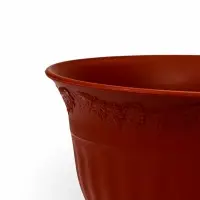 Вазон для цветов &laquo;Венеция&raquo;, 600 мл, d=14 см, h=14 см, пластиковый, коричневый