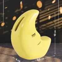 Копилка для денег &laquo;Спящий месяц&raquo;, керамика, 9.5&times;4&times;10 см