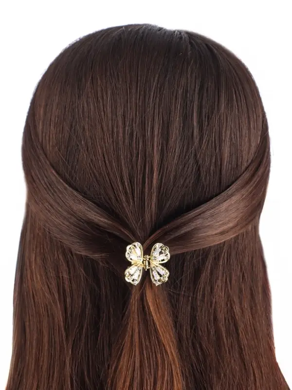 Крабик для волос &laquo;Доротеа&raquo;, бабочка элит, 3.5 см, золотистый