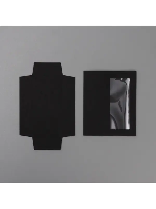 Коробка под бижутерию, упаковка, «Черная», 10 х 5 х 3 см