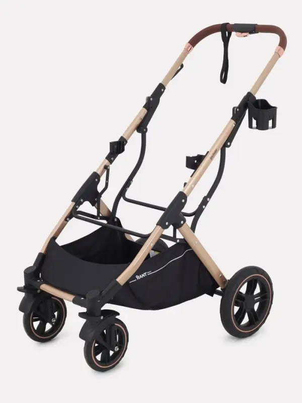 Коляска - трансформер детская RANT basic PULSAR GOLD (2в1) RA160, черный