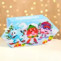 Подарочная коробка Новогодняя Конфета малая «Смешарики» лицензия 9×5.8×12.8 см (+8 см).