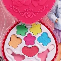 Набор косметики для девочки &laquo;Сердечко&raquo; тени 6 цветов + 2 аппликатора