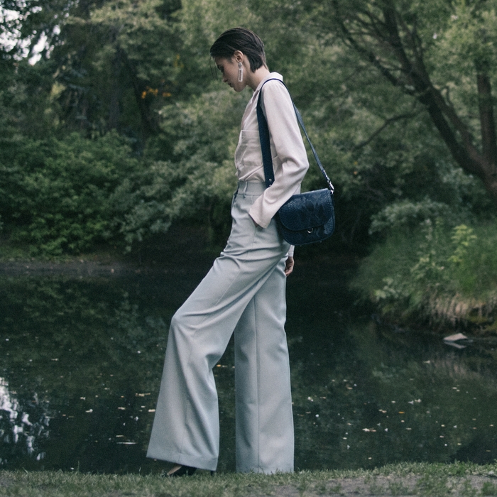 Сумка женская TEXTURA, мессенджер, маленький размер, цвет синий Сумка женская TEXTURA, мессенджер, маленький размер, цвет синий