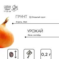 Семена Лук репчатый &laquo;Эксибишен&raquo;, 0.2 г, &laquo;Гавриш&raquo; bejo