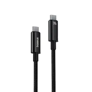 Кабель Type-C на Type-C 240W 3m Fast Charging Baseus черный CAWJ040201