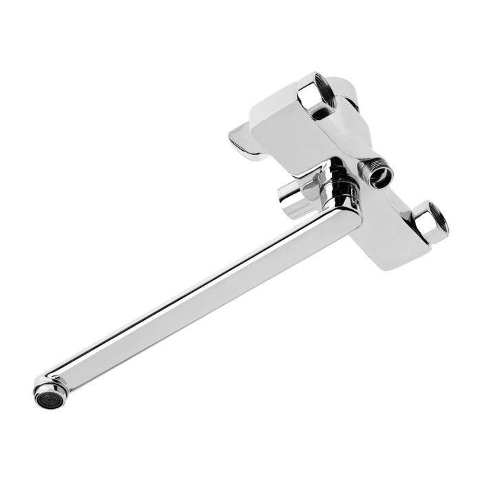 Смеситель для ванны ZEIN Z3845, однорычажный, излив 30 см, душевой набор, лейка 5 реж, хром   993215 Смеситель для ванны ZEIN Z3845, однорычажный, излив 30 см, душевой набор, лейка 5 реж, хром   993215