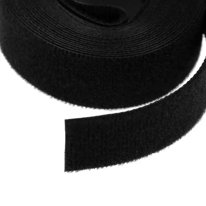 Лента-липучка для проводов 3000&times;20&times;1.5 мм ТУНДРА, чёрная, 1 шт.