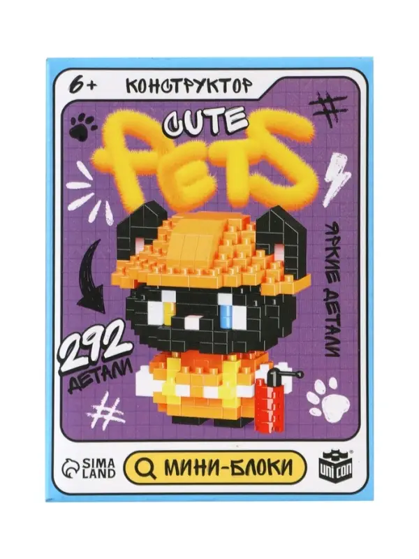 UNICON Конструктор UNICON Конструктор ""Cute pets", котик