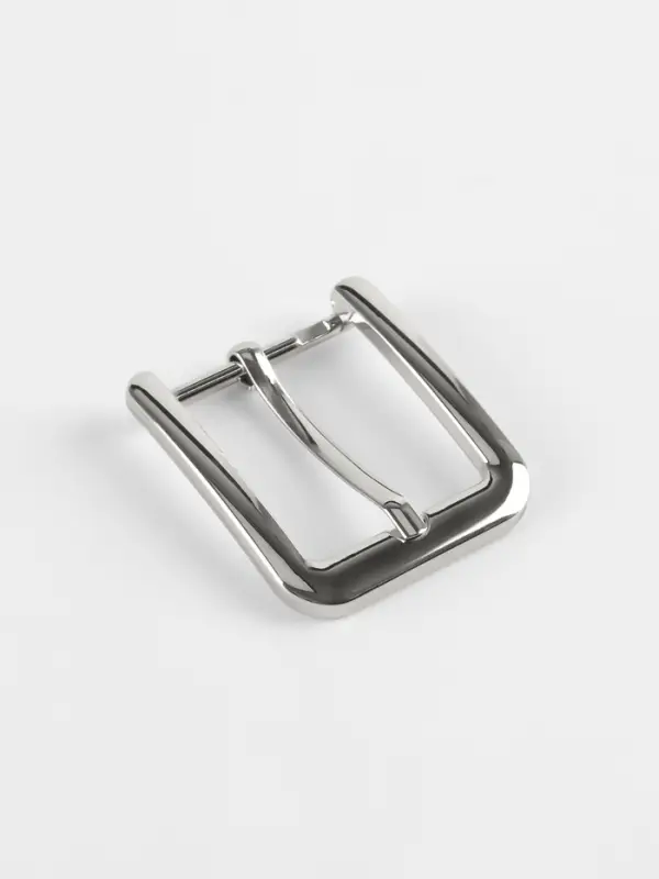 Пряжка для ремня, 4&times;4.4 см, 30 мм, цвет серебряный