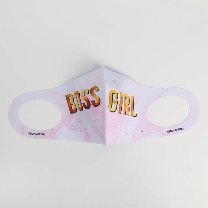 Маска из неопрена многоразовая, защитная, Boss Girl Маска из неопрена многоразовая, защитная, Boss Girl
