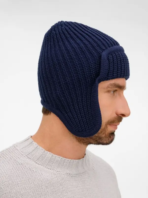 Шапка-ушанка Catch Match, темно-синяя Шапка-ушанка Catch Match, темно-синяя