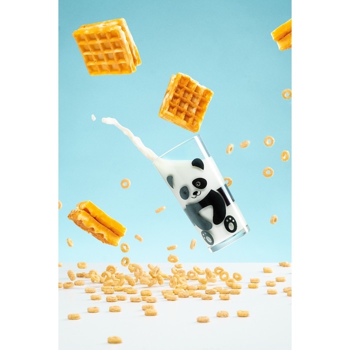 Стакан высокий для молока Доляна «Панда», 230 мл Стакан высокий для молока Доляна «Панда», 230 мл