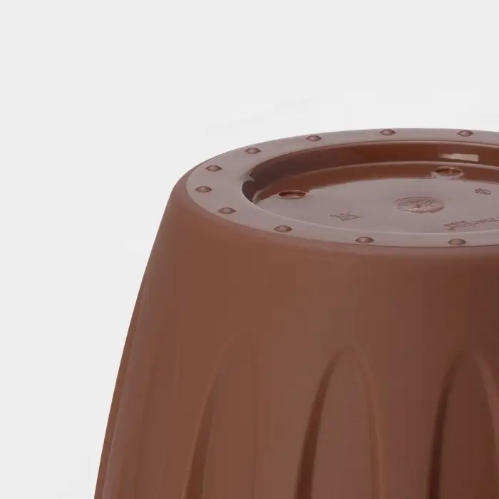 Горшок для цветов с поддоном &laquo;Фелиция&raquo;, 10.4 л, d=31.9 см, h=24.5 см, пластиковый, терракотовый