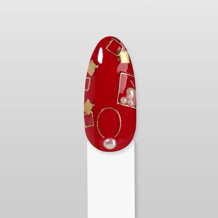 Наклейки для ногтей «Стиль», цвет золотистый