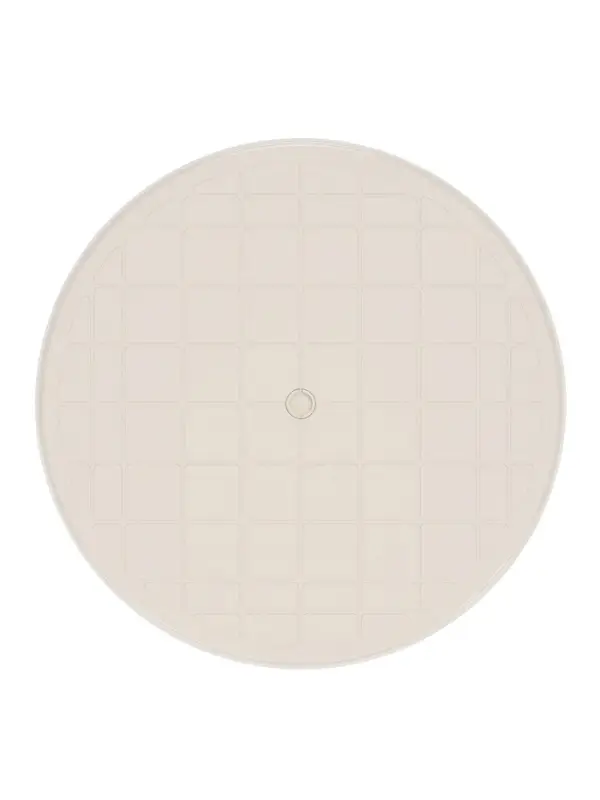 Стол круглый, 90&times;90&times;75 см, пластиковый, бежевый