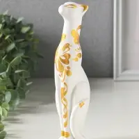 Фигура керамика &laquo;Кошка Багира&raquo;, 20 см, белый