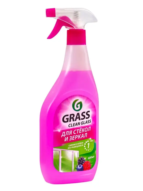 Средство для мытья стёкол и зеркал Clean Glass &laquo;Лесные ягоды&raquo;, 600 мл