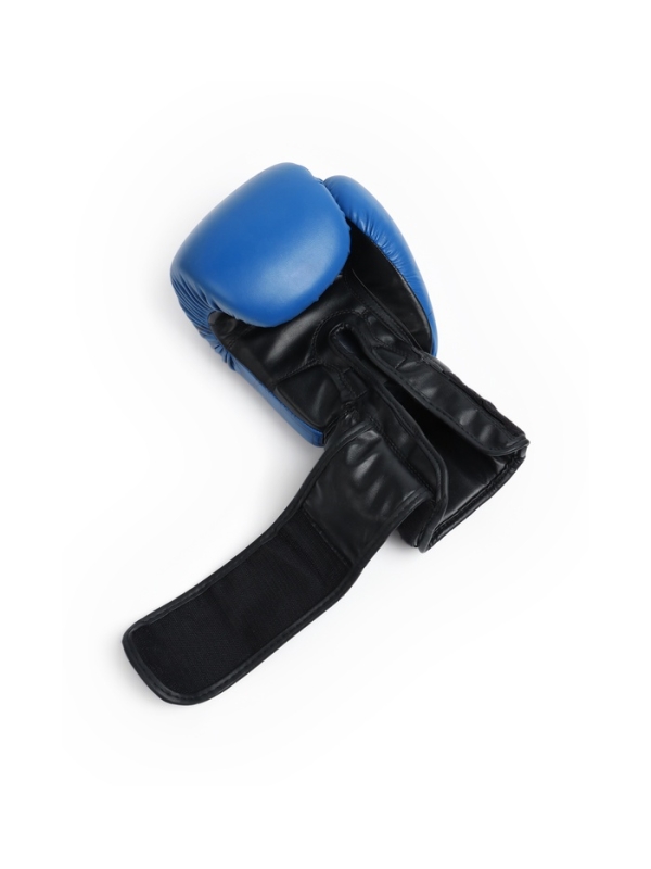 Боксерские перчатки FIGHT EMPIRE, B8102, синие, размер 12 oz