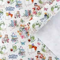 Бумага упаковочная крафтовая &laquo;Любимому учителю&raquo;, 70 х 100 см