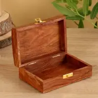 Шкатулка &laquo;Дельфины&raquo;, 15.5&times;10.5&times;5.5 см, дерево шишам, латунь