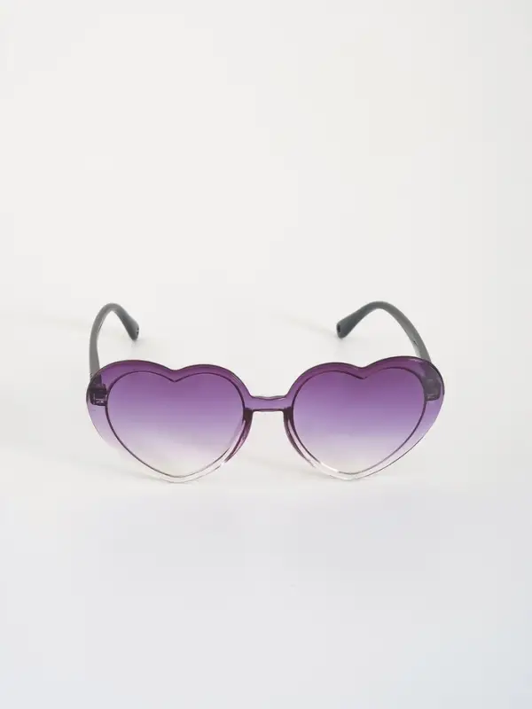 Карнавальные очки "Сердце" градиент, цвета МИКС