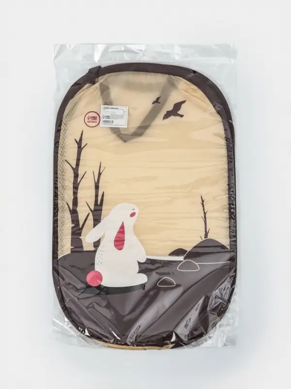 Корзина для игрушек Доляна &laquo;Зайка&raquo;, складная, 32&times;32&times;52 см, коричневая