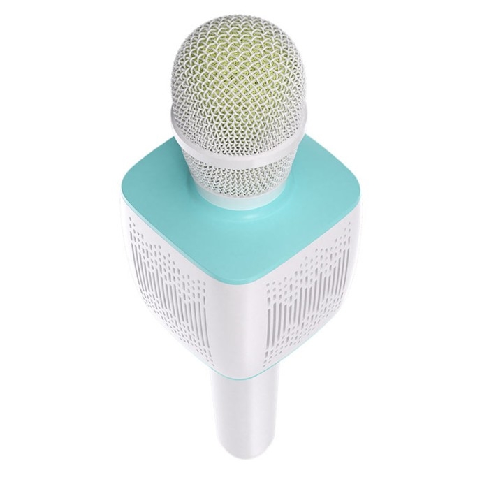 Микрофон для караоке Hoco BK5, 5 Вт, 1200 мАч, BT5.0, microSD, USB, коррекция голоса, синий   960393 Микрофон для караоке Hoco BK5, 5 Вт, 1200 мАч, BT5.0, microSD, USB, коррекция голоса, синий   960393