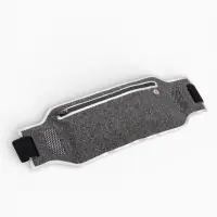 Сумка поясная туристическая, влагозащитная, 32&times;12 см, серая