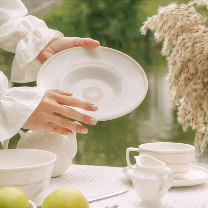 Тарелка для пасты SL Home &laquo;Гато&raquo;, 170 мл, d=21 см, фарфор, белая