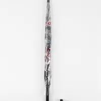 Зонт - трость полуавтоматический &laquo;Город&raquo;, 8 спиц, R=39/58 см, d=78 см, прозрачный, чёрный