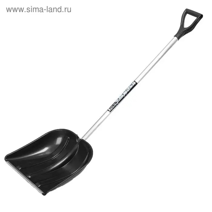 Лопата пластиковая, ковш 420 × 410 мм, с алюминиевой планкой, алюминиевый черенок, «Белый Медведь» Лопата пластиковая, ковш 420 × 410 мм, с алюминиевой планкой, алюминиевый черенок, «Белый Медведь»