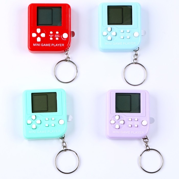 Электронная игра на брелоке, цвета МИКС Электронная игра на брелоке, цвета МИКС