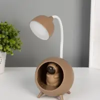 Ночник "Капибара в круглом кресле" LED 3Вт 5V USB АКБ 2 режима 8,5х8,5х25,5 см Ночник "Капибара в круглом кресле" LED 3Вт 5V USB АКБ 2 режима 8,5х8,5х25,5 см