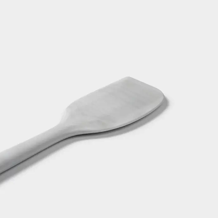 Лопатка Доляна &laquo;Мрамор&raquo;, силикон, 21.5 см, серая