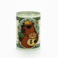 Копилка для денег &laquo;Банка. Капибара&raquo;, металл, 8&times;12 см