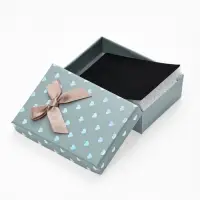 Набор подарочных коробочек 6 шт. под набор &laquo;Сердечки&raquo;, 7&times;9.5, цвет серый (7528512)