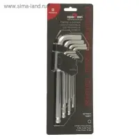 Набор шестигранников &laquo;СЕРВИС КЛЮЧ&raquo;, Proffi, 9 пр., удлиненные