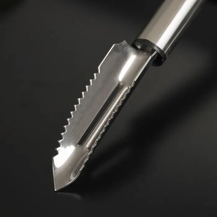 Овощечистка Доляна Fargo, 20×2×2 см, нержавеющая сталь, цвет серебристый Овощечистка Доляна Fargo, 20×2×2 см, нержавеющая сталь, цвет серебристый