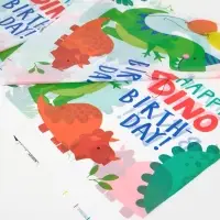 Скатерть одноразовая Dino birthday, 108&times;180 см