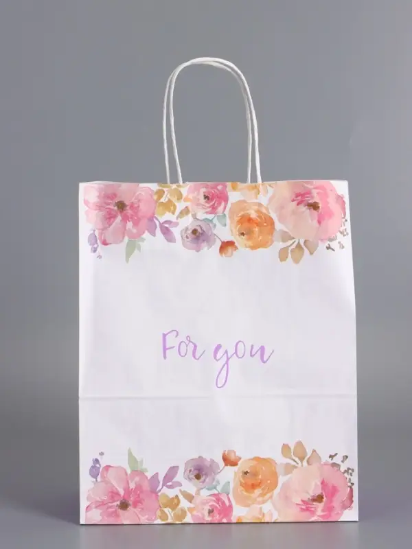 Пакеты подарочные, "Для тебя", 26 х 12 х 32 см , набор 4 шт