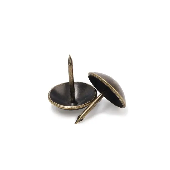 Гвозди ТУНДРА, декоративные, обивочные, 19×22 мм, бронза, 200 шт. Гвозди ТУНДРА, декоративные, обивочные, 19×22 мм, бронза, 200 шт.