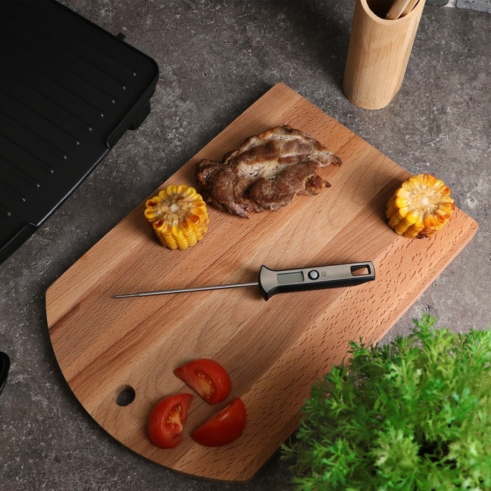 Термометр (термощуп) кухонный LTR-19, максимальная температура 300 °C, от LR44, серебристый