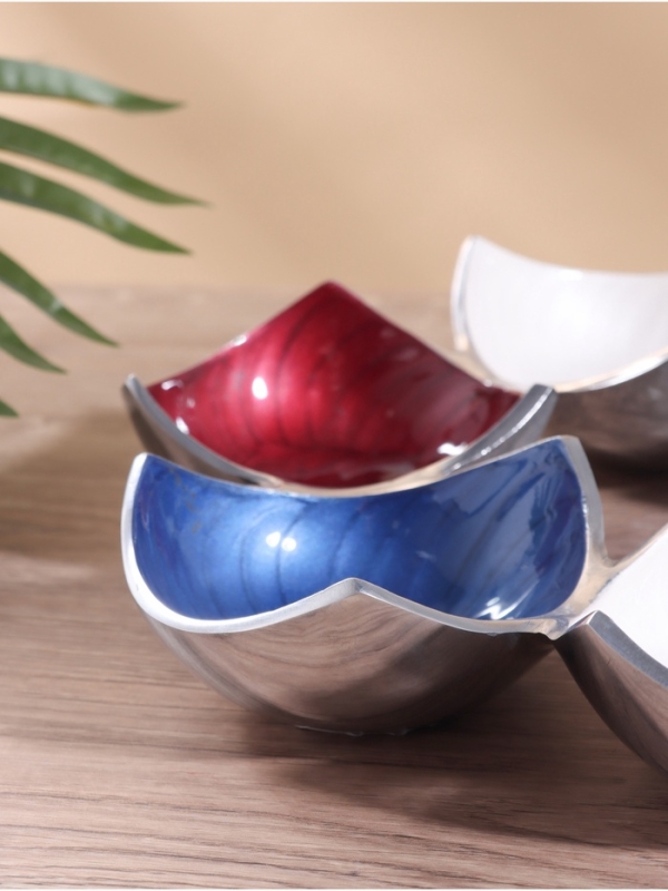 Менажница  Менажница "Триколор" алюминий 29х29х3,5 см