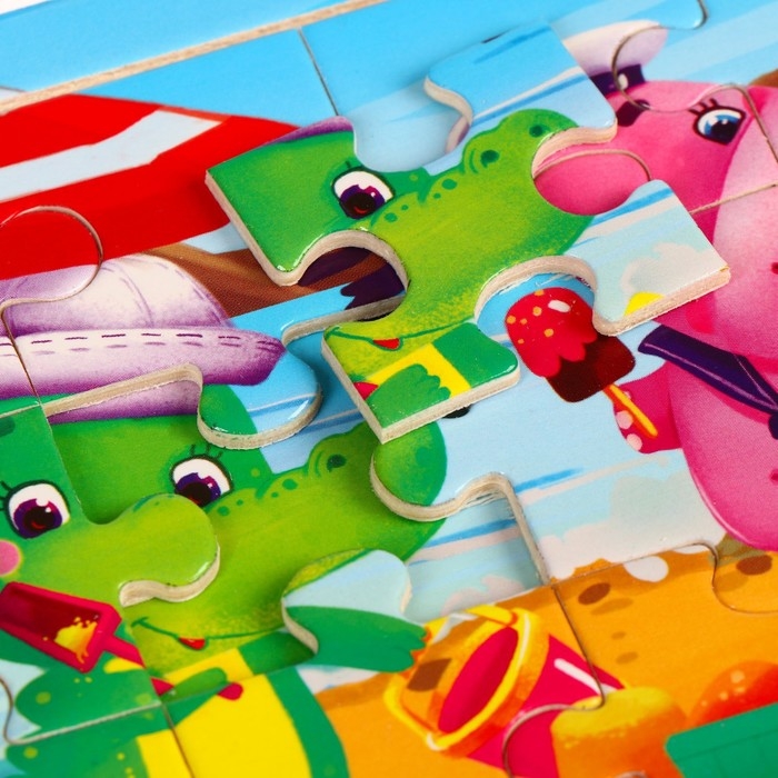 Пазлы «Отличный отдых», 12 элементов, 15×11 см Пазлы «Отличный отдых», 12 элементов, 15×11 см