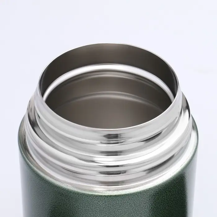 Термос для еды Мастер К, 1 л, нержавеющая сталь, зелёный