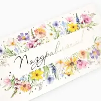 Конверт для денег &laquo;Поздравляем!&raquo;, цветы, тиснение, 16.5&times;8 см