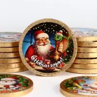 Шоколадная медаль "Русская тройка", МИКС, 24 г Шоколадная медаль "Русская тройка", МИКС, 24 г