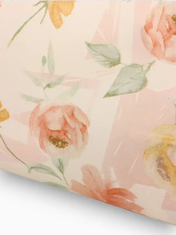 Сумка пляжная Цветы, 50*20*40, отд без молнии, розовый